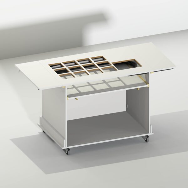 BBQ mobiler Beistelltisch FA-25-S – Bild 2