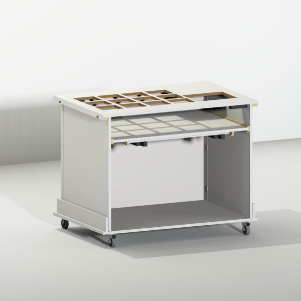 BBQ mobiler Beistelltisch FA-25-S – Bild 3