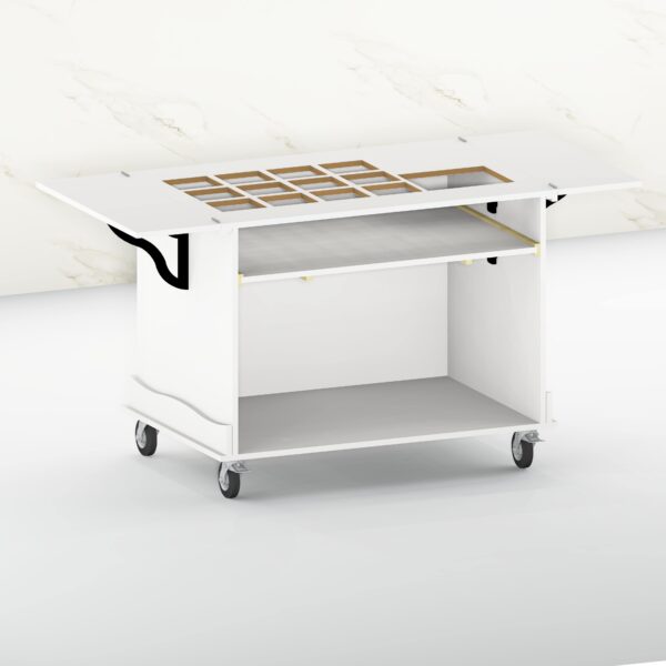 BBQ mobiler Beistelltisch FA-25 – Bild 2